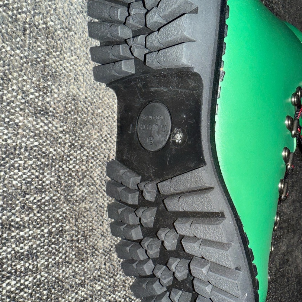 Gucci X The North Face Green Ankle Boots - Picture 9 of 11